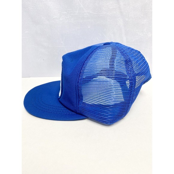 Todays American Builder Blue SnapBack trucker hat 80’s vintage mesh foam - Picture 5 of 8